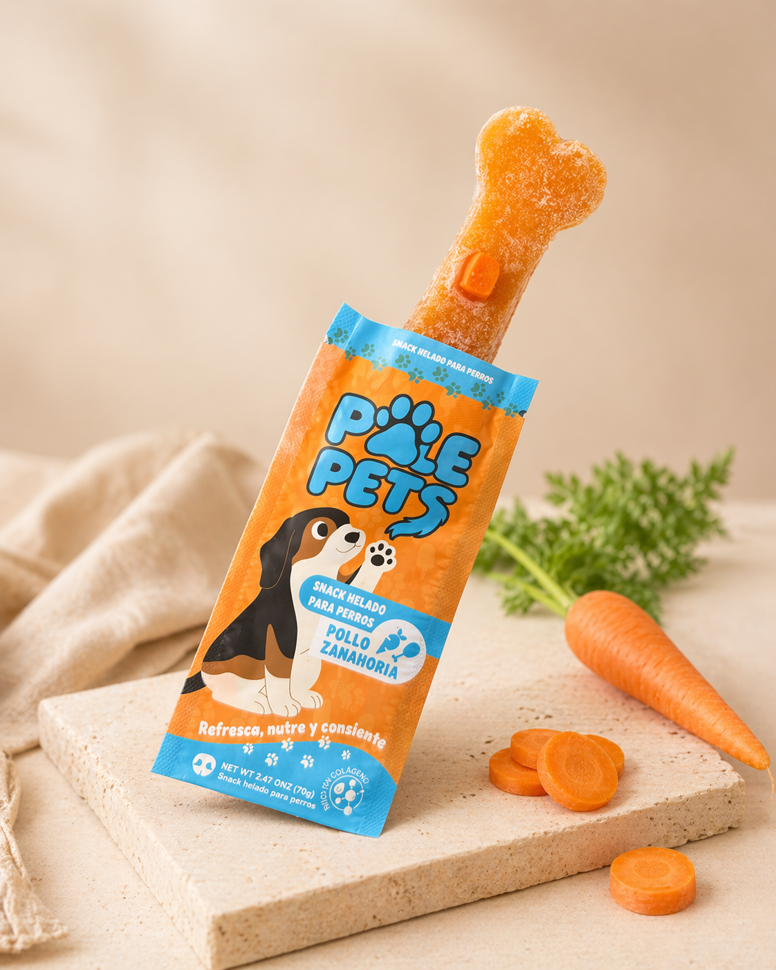 Paleta de Pollo Zanahoria